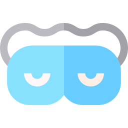 Sleeping mask icon