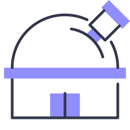 tour d'observation Icône