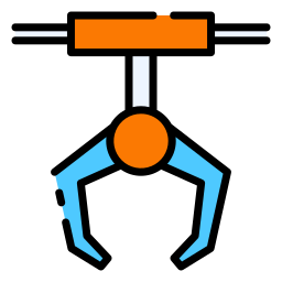 Crane machine icon