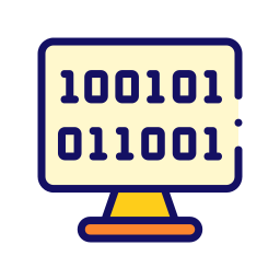 Binary code icon