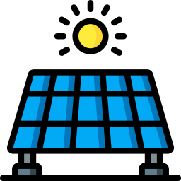 Solar panel icon