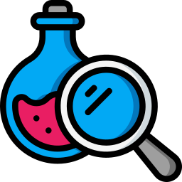 Chemical analysis icon