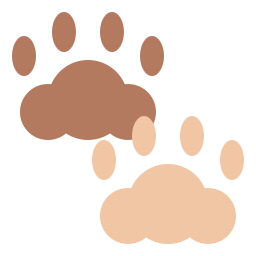 Paw print icon