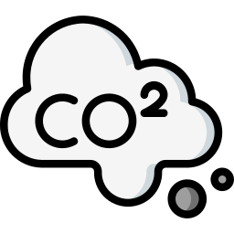 Carbon dioxide icon