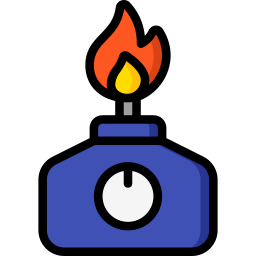 Bunsen burner icon