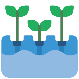 sistema de irrigação Ícone