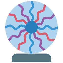 boule de plasma Icône