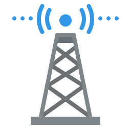 Communication tower icon