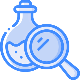 Chemical analysis icon