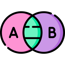 diagramme de venn Icône