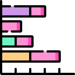 diagramme à bandes Icône