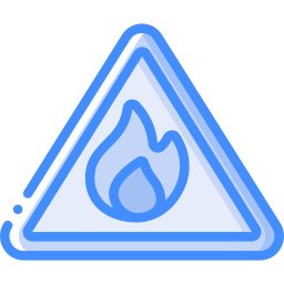 Warning sign icon