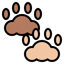 Paw print icon