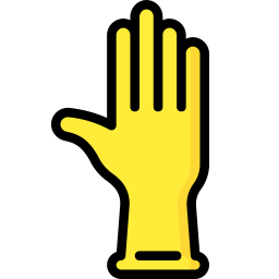 Rubber gloves icon