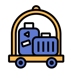 Hotel cart icon