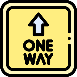 One way icon