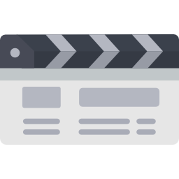 Clapperboard icon