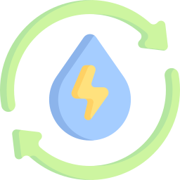 Water energy icon