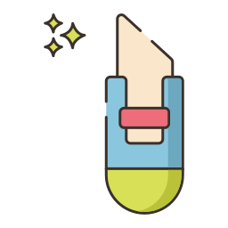 Utility knife icon