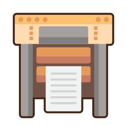 Printing paper icon