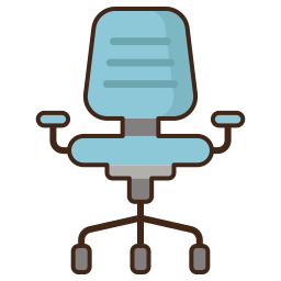 Office chair icon