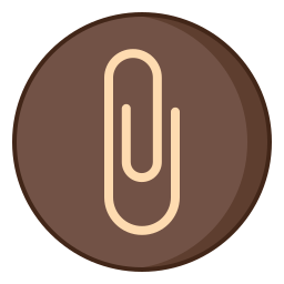 Paper clip icon