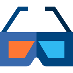 3d glasses icon