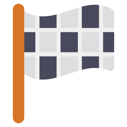 Racing flag icon