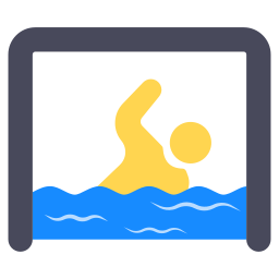 la natation Icône