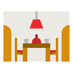 Dinner table icon