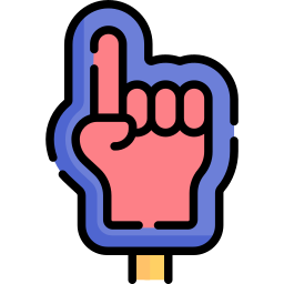 Foam hand icon