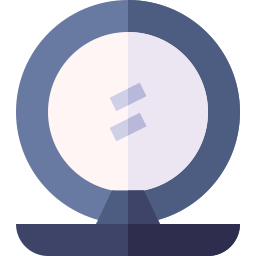 Pocket mirror icon