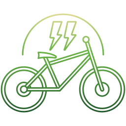 Electric bike icon