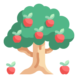 Apple tree icon