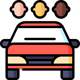 Car sharing icon