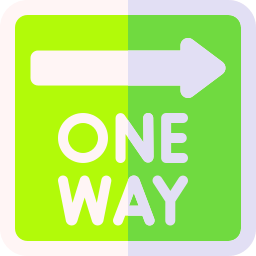 One way icon