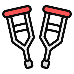 Crutches icon