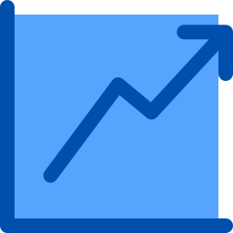 Line chart icon