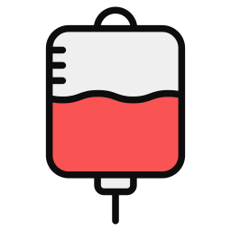 Blood bag icon