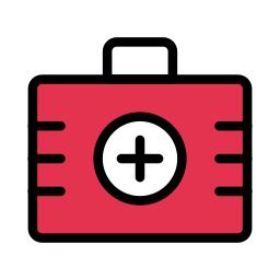 First aid kit icon