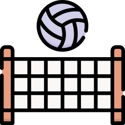 strand volleybal icoon