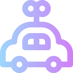 Toy car icon