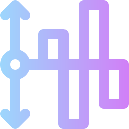 diagramme à bandes Icône