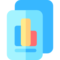 diagramme à bandes Icône