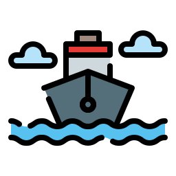 Ferry boat icon