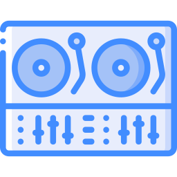 table de mixage dj Icône