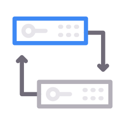 Data transfer icon