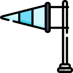 Wind sign icon