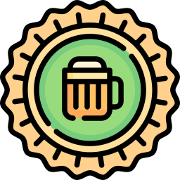 Beer cap icon