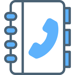 Phone book icon